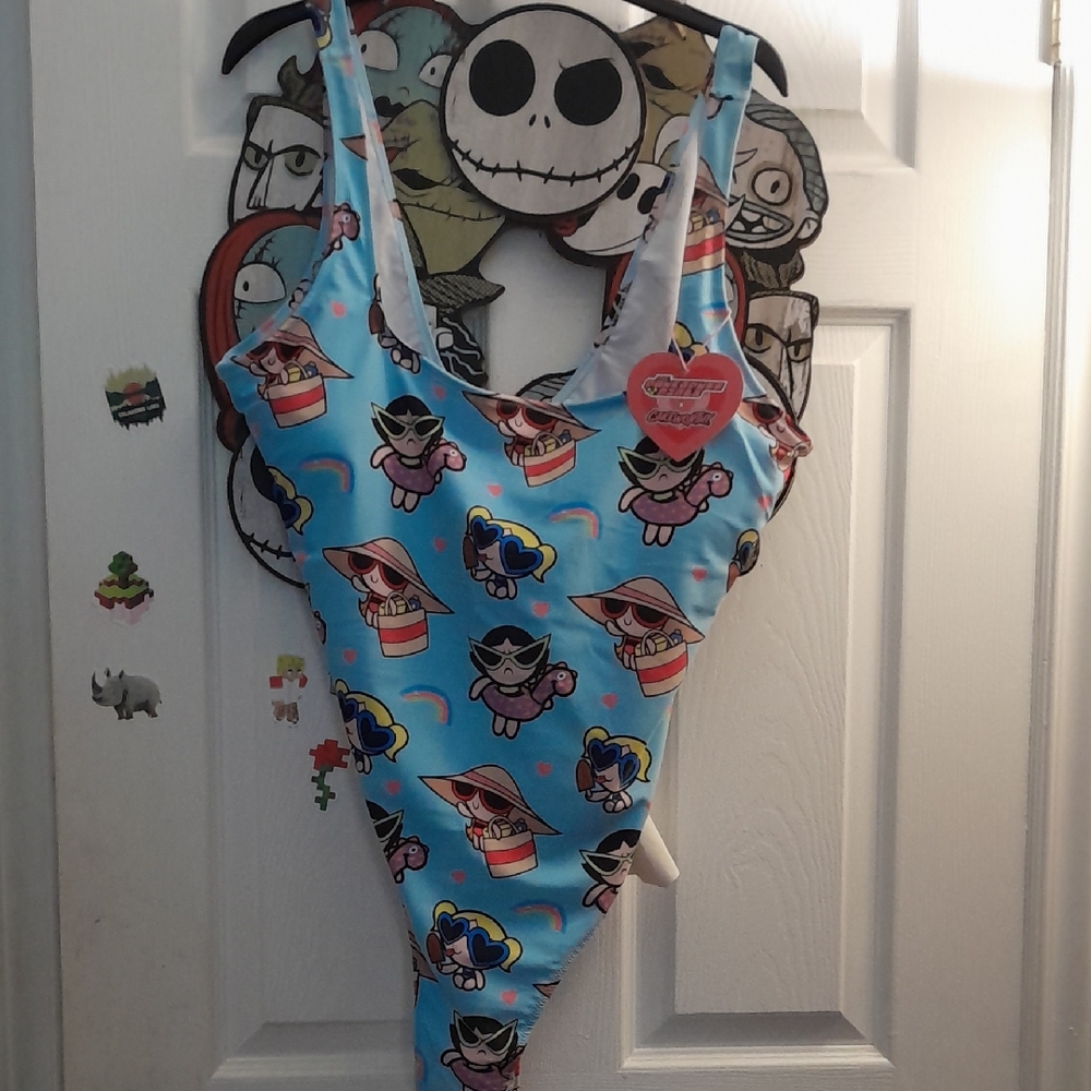NWT Cakeworthy Powerpuff Girls Womens Swimsuit